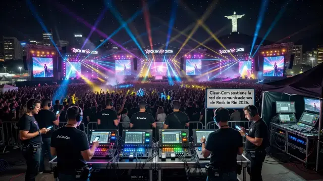 Clear-Com sostiene la red de comunicaciones de Rock in Rio 2026